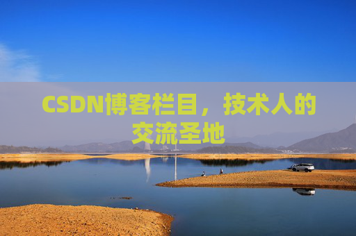CSDN博客栏目，技术人的交流圣地